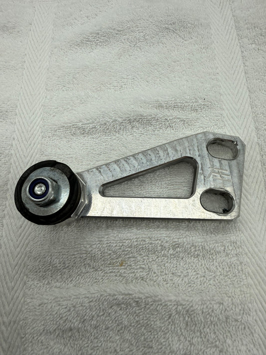 Piaggio HT race uitlaat adapter zilver 125cc 180cc