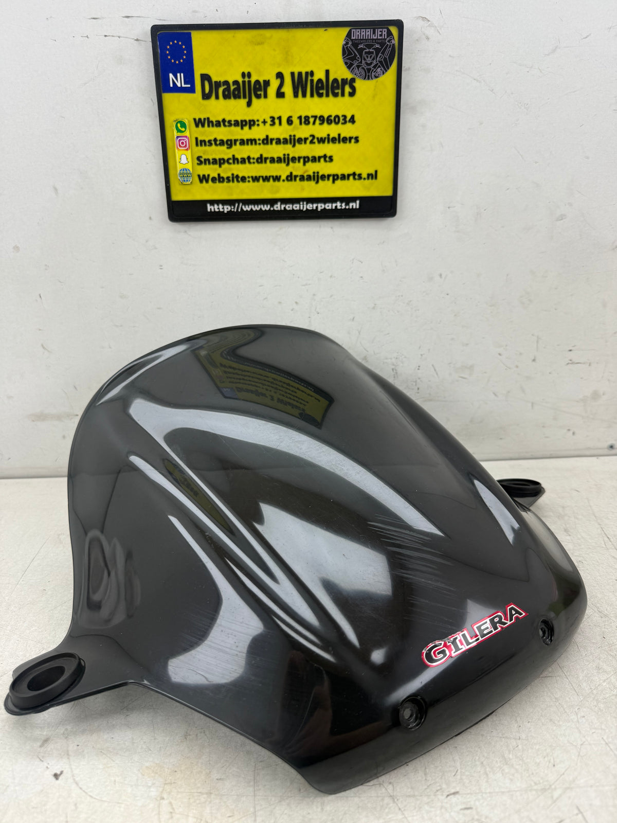 Gilera Runner windscherm origineel rode sticker