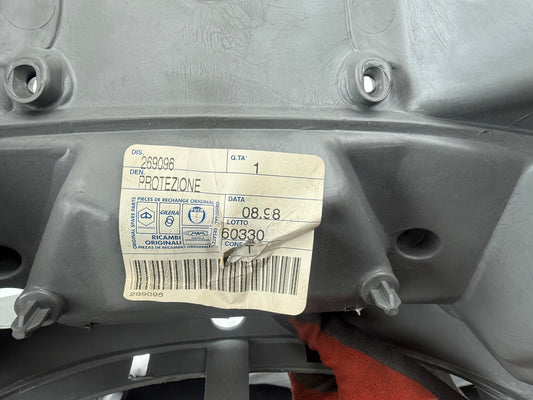 Piaggio Zip Type 1 kentekenspatbord grijs NOS