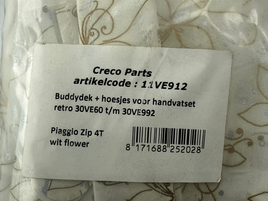 Piaggio Zip buddybek bloemen nos