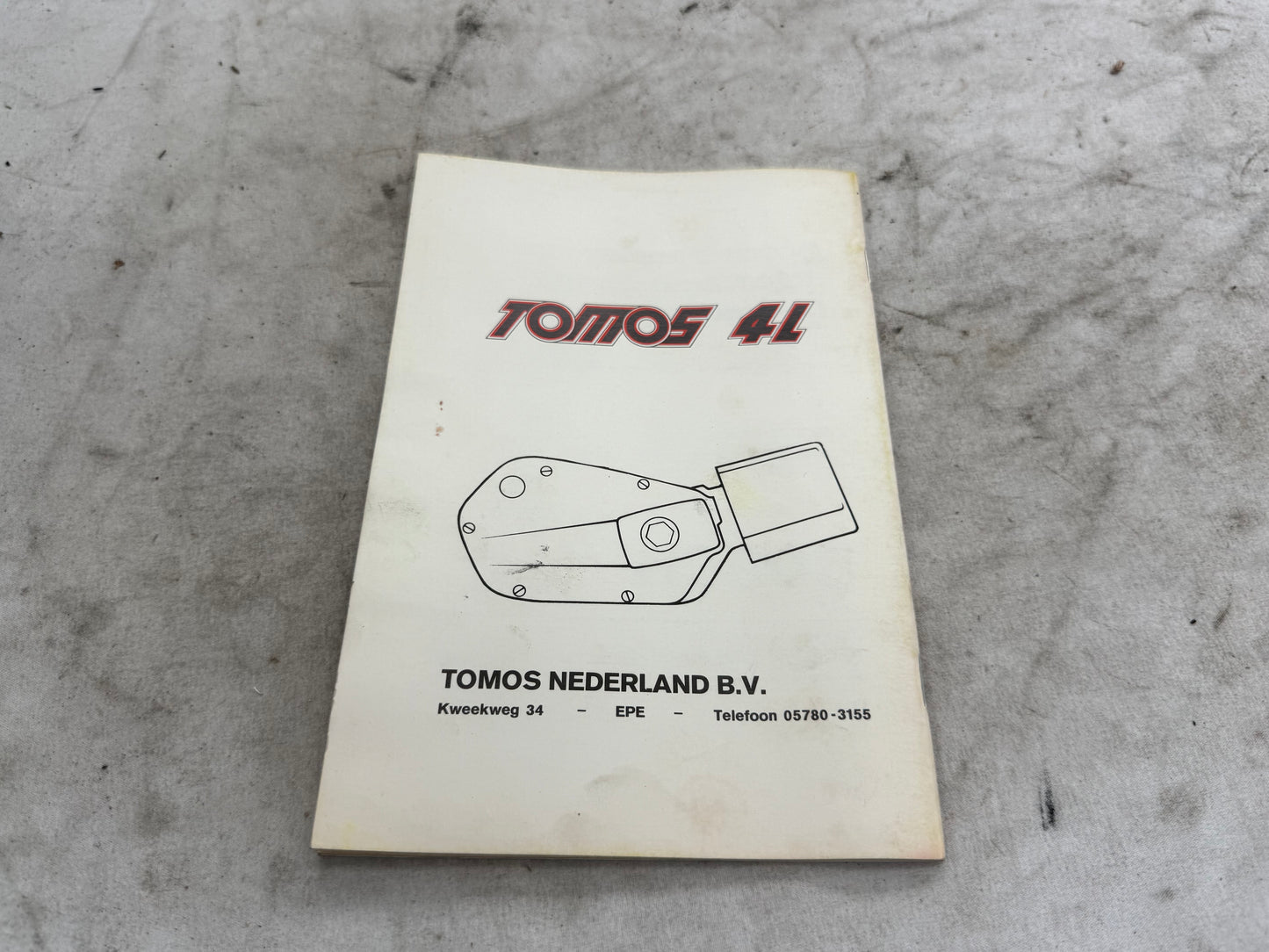 Tomos 4L werkplaats handboek vintage