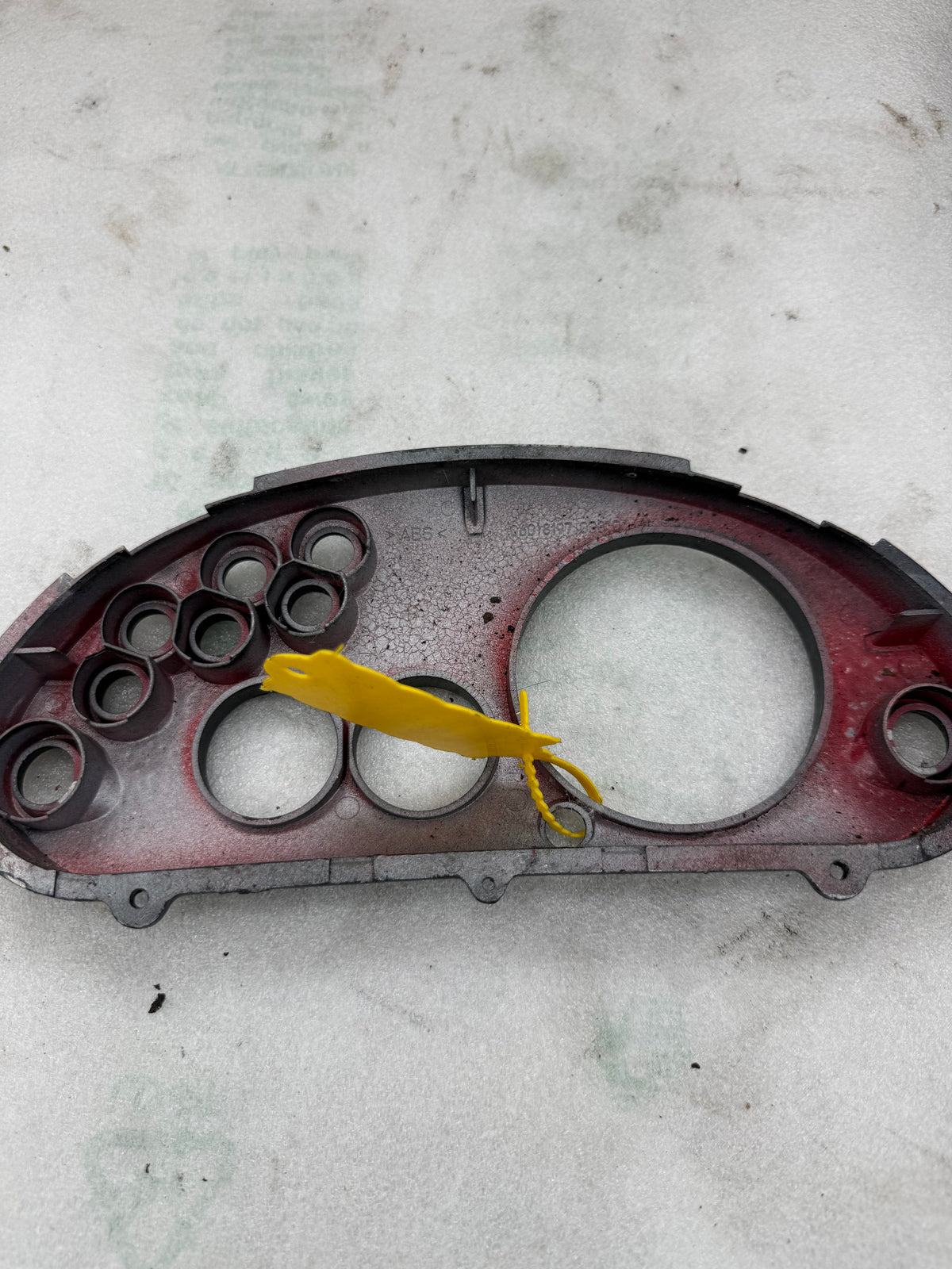 Gilera Runner DD tellerplaat donkergrijs / zwart gespoten