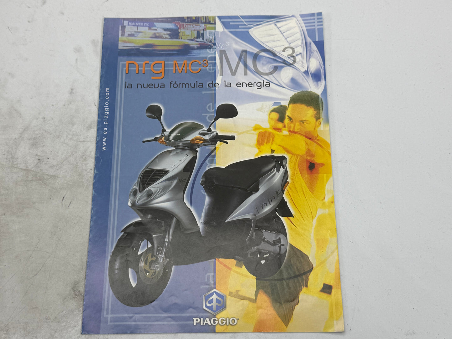 Piaggio NRG MC3 reclame boekje vintage