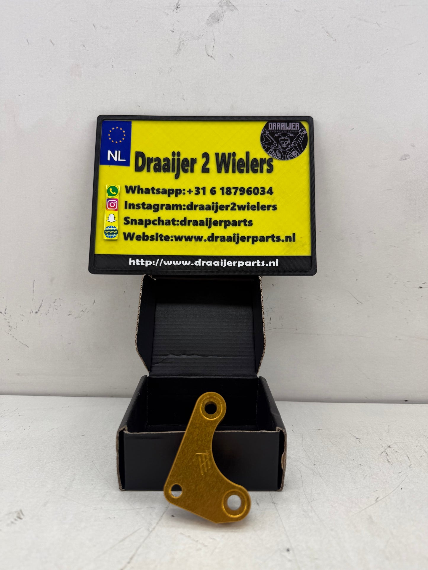 Piaggio remklauw brace HT Tuning goud nieuw