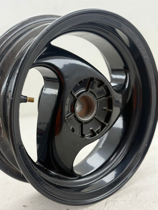 Piaggio TPH achtervelg glans zwart 100mm 50cc 80cc