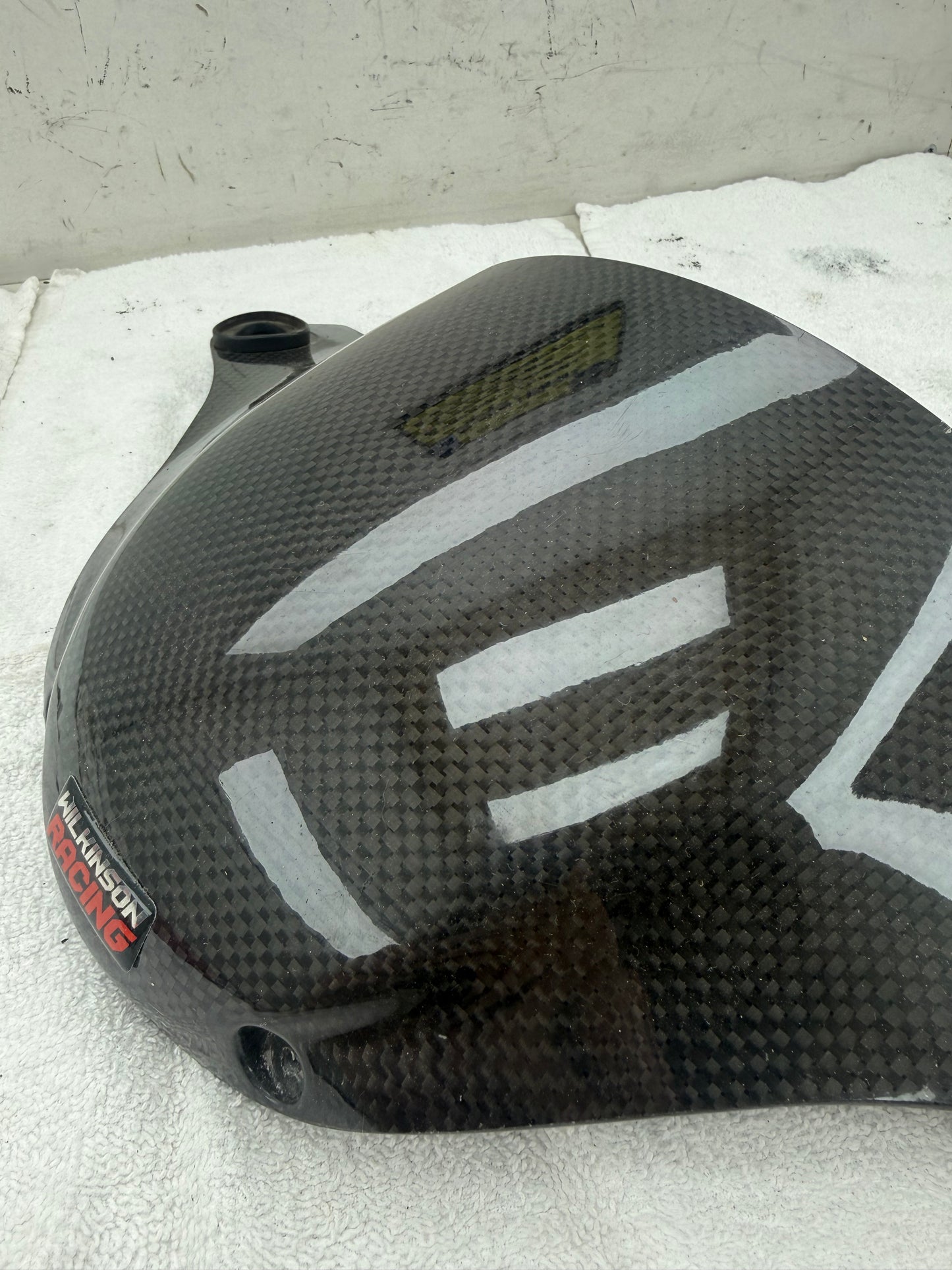 Gilera Runner Wilkinson racing carbon windscherm