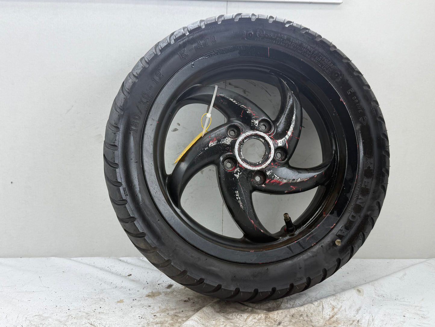 Gilera Runner DD achterwiel zwart 50cc