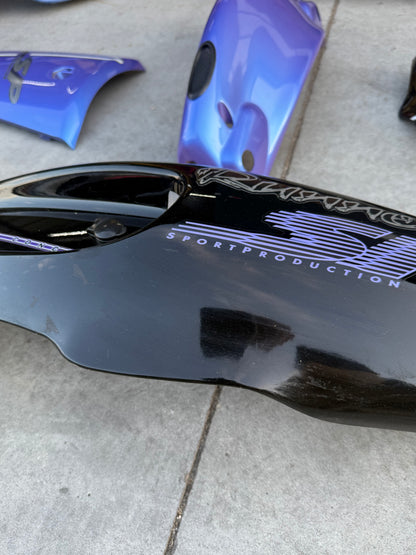 Gilera Runner violet kappenset met wielen 125cc 180cc.
