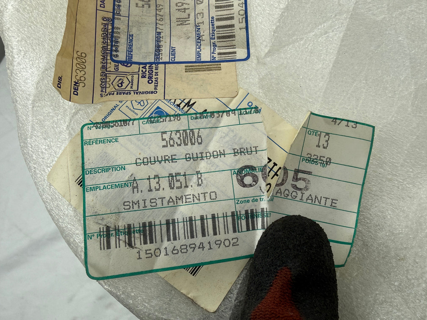 Piaggio Zip Type 2 stuurkap ongespoten NOS