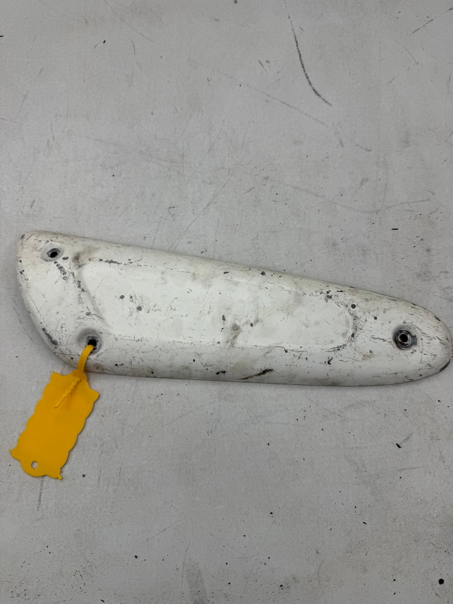 125 uitlaat hitteschild lang model