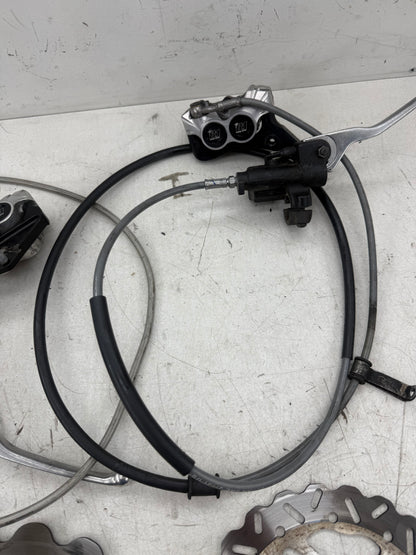 Gilera Runner upgrade rem set voor & achter ottopuntuono malossi en galver remschijf 125cc 180cc