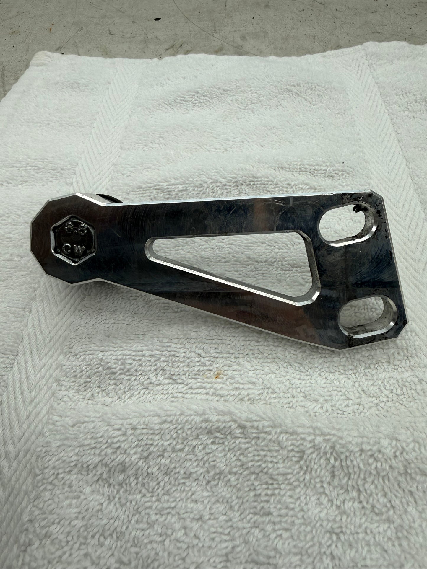 Piaggio HT race uitlaat adapter zilver 125cc 180cc
