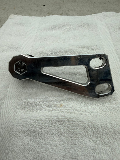 Piaggio HT race uitlaat adapter zilver 125cc 180cc