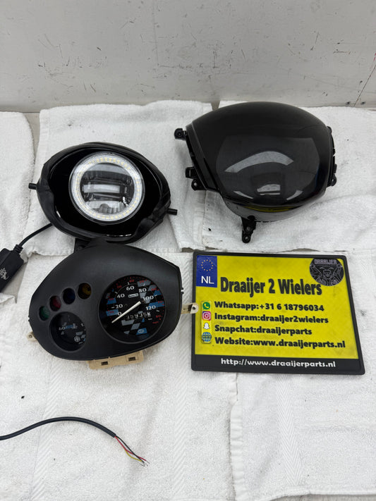 Piaggio Zip SP 120 kmh teller met smoke tellerglas en angle eye 50cc