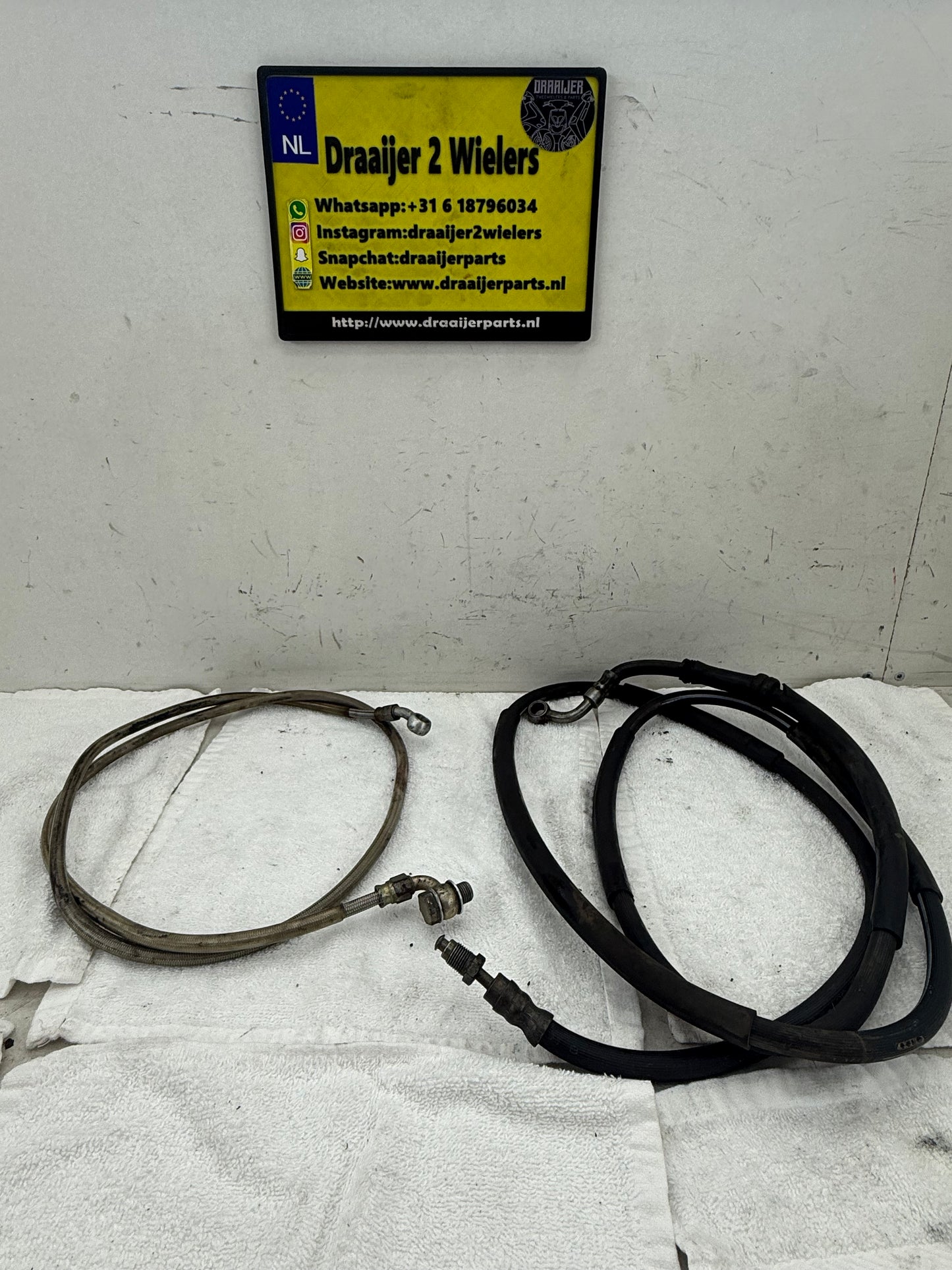 Gilera Runner DD remleiding set met stalen voorrem leiding 125cc 180cc