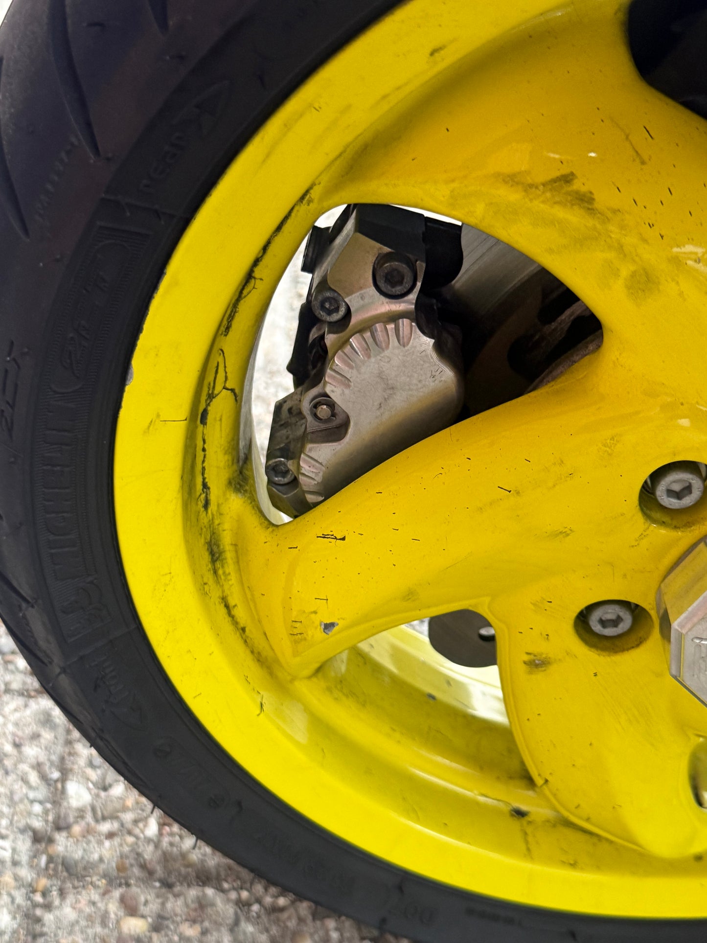 Gilera Runner velgenset geel sp pro 125cc 180cc