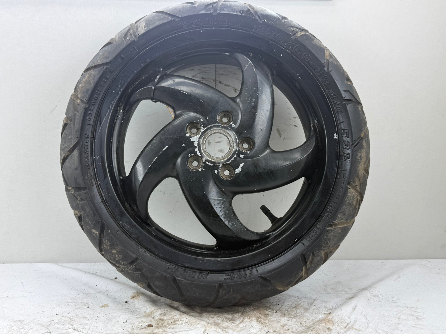 Gilera Runner rear wheel DD 2t black 125cc 180cc