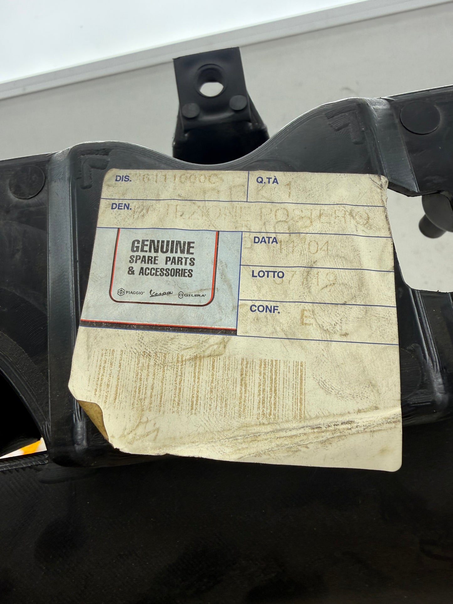Gilera Runner sp pro kenteken spatbord vierkant opaco NIEUW (nos)