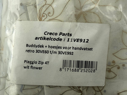 Piaggio Zip buddybek bloemen nos