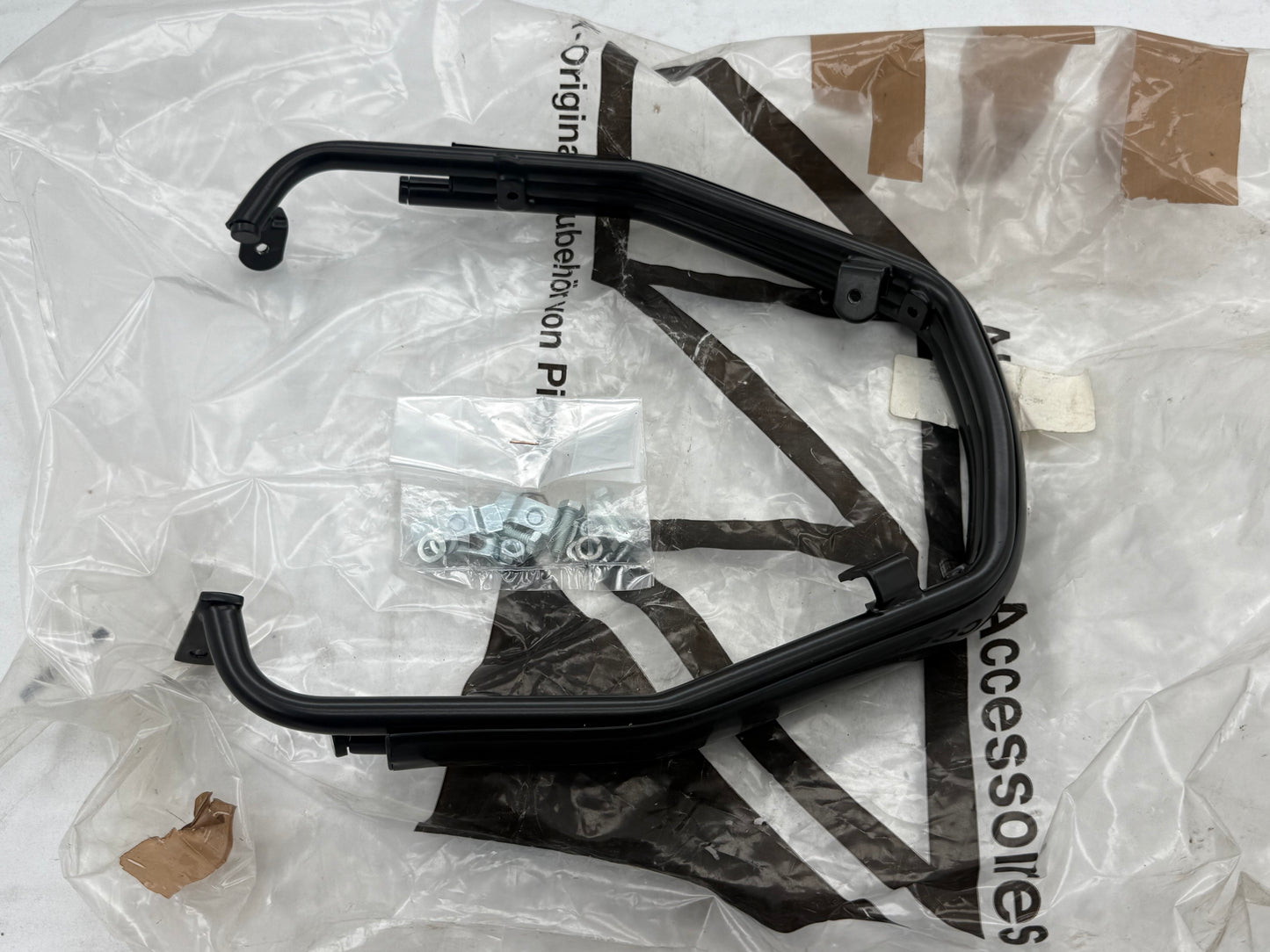 Piaggio Skr / Quartz spatbordbeugel zwart NOS