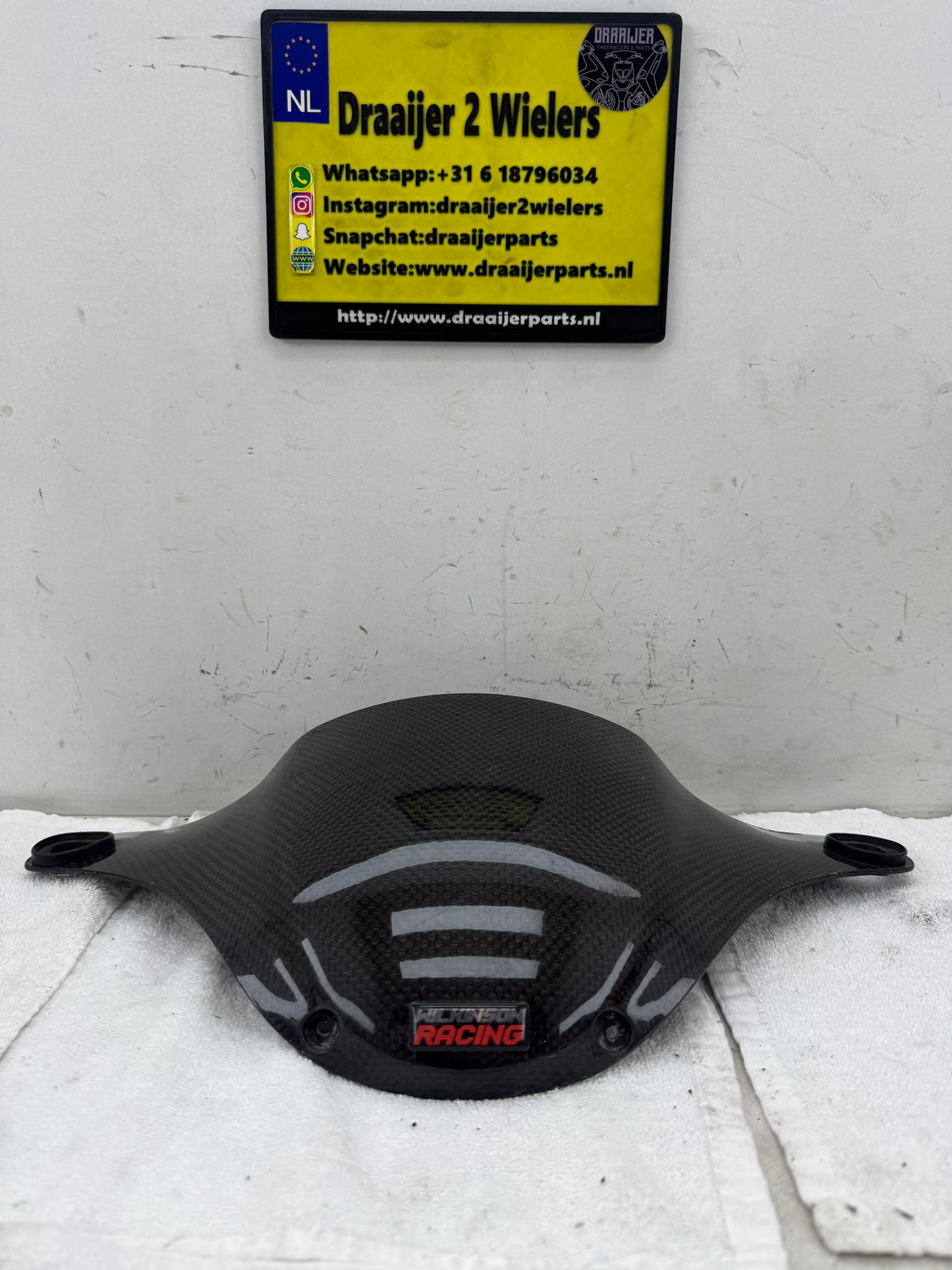 Gilera Runner Wilkinson racing carbon windscherm