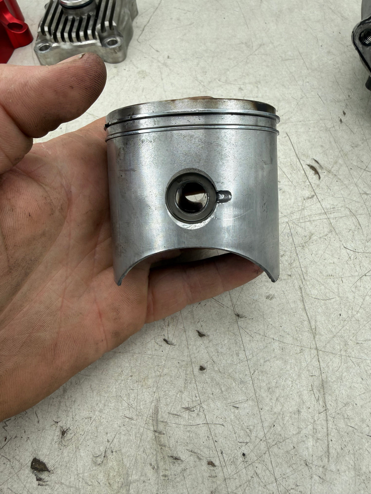 Piaggio Toronda 52 slag cilinder kit met kopset compleet 173cc