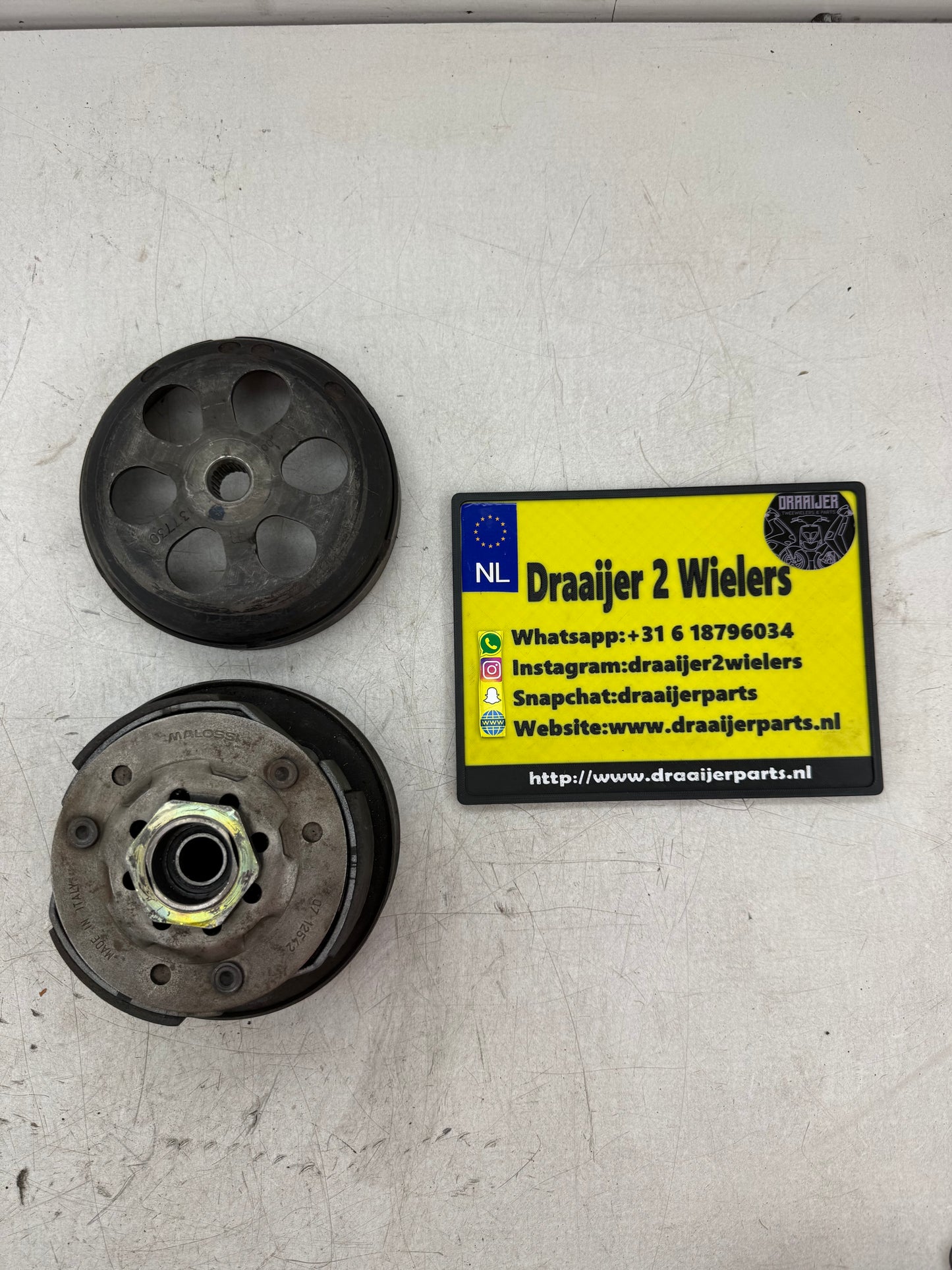 Piaggio koppeling set dubbelgelagerd malossi koppeling 125cc 180cc