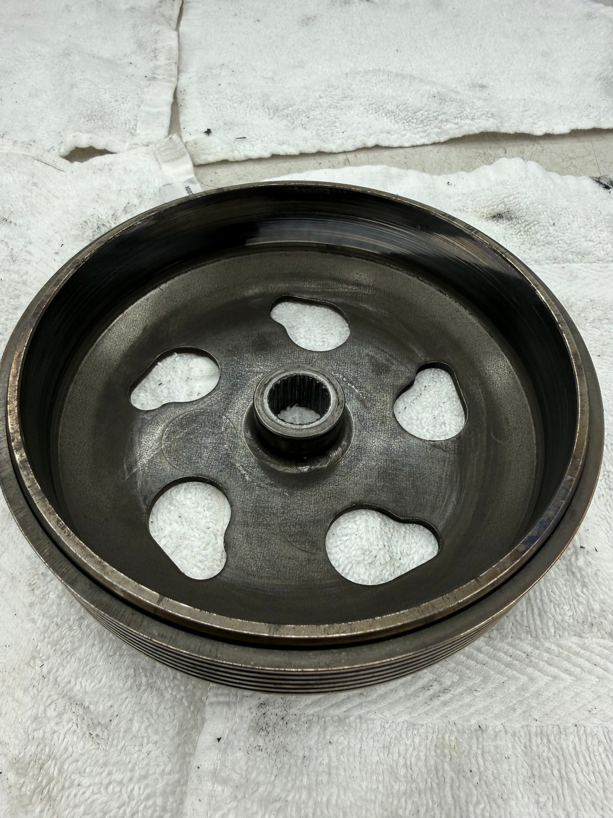 Piaggio Dg koppeling met malossi torsion controller, malossi koppelingshuis en malossi delta clutch