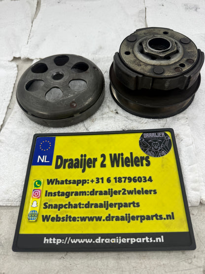 Piaggio 180 koppeling set met witte drukveer en groene trekveren