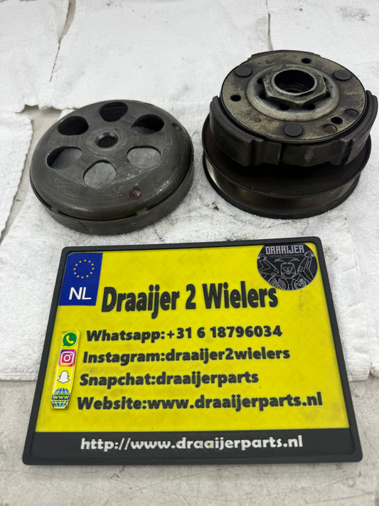 Piaggio 180 koppeling set met witte drukveer en groene trekveren
