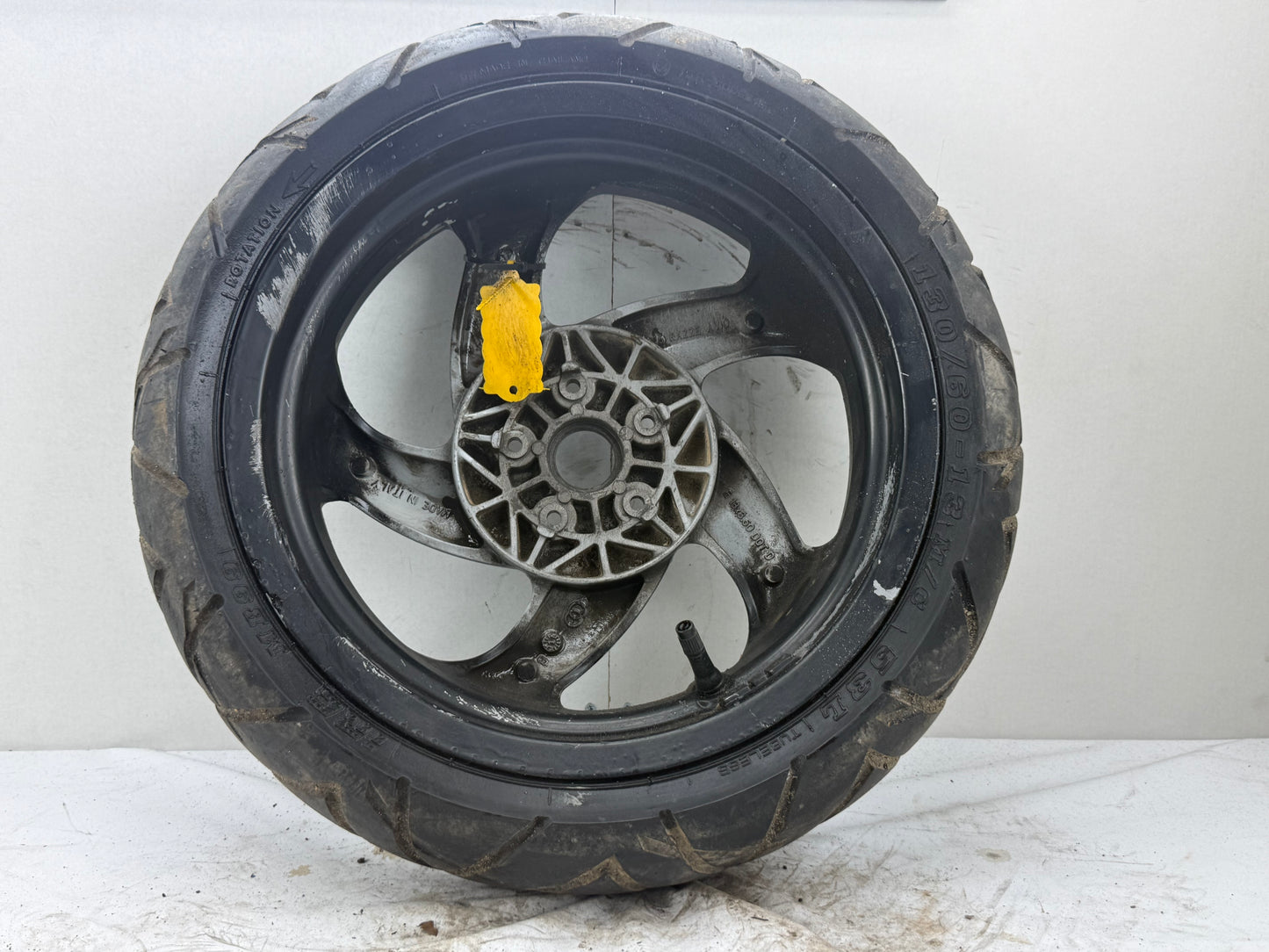 Gilera Runner rear wheel DD 2t black 125cc 180cc