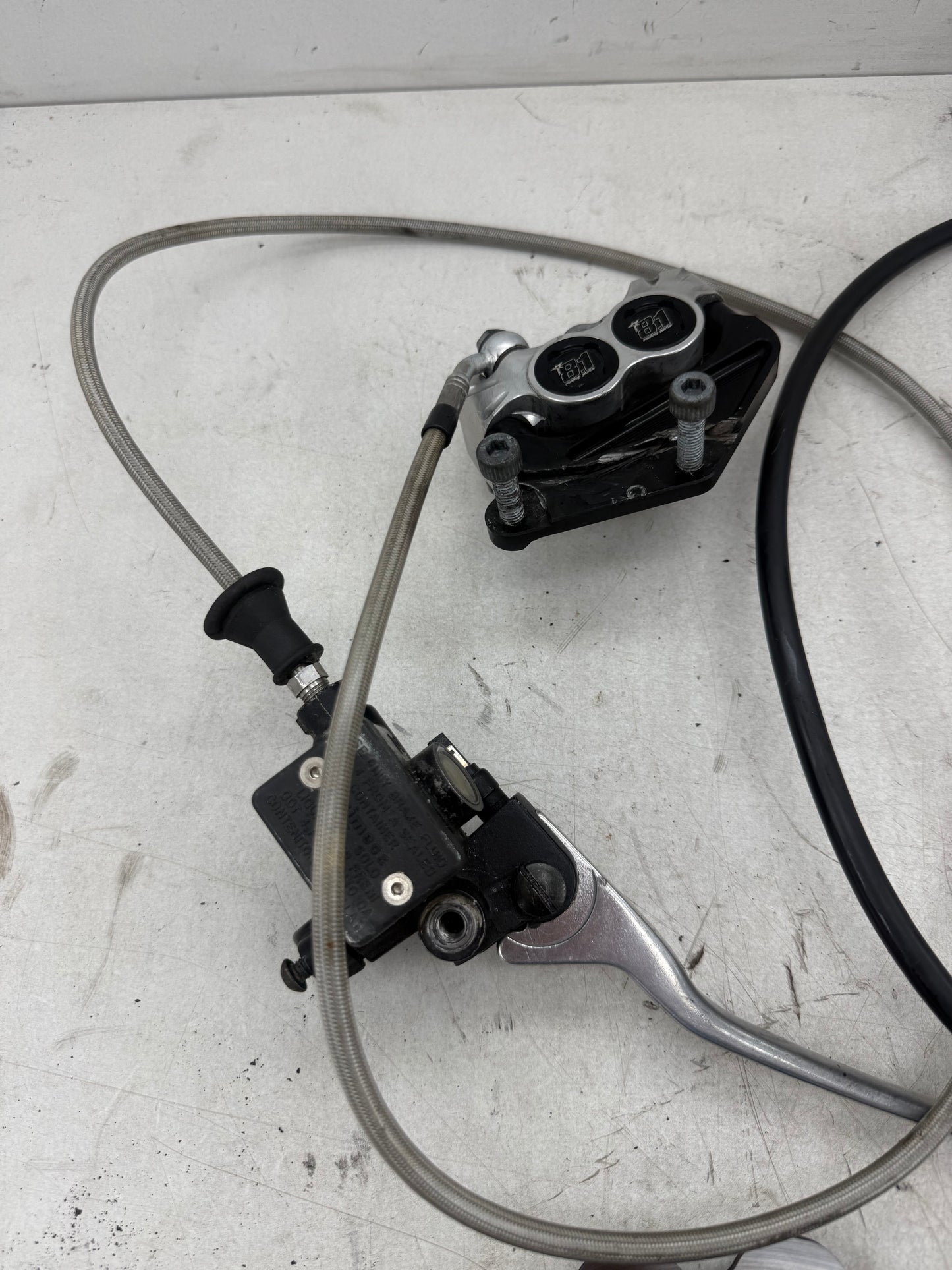Gilera Runner upgrade rem set voor & achter ottopuntuono malossi en galver remschijf 125cc 180cc