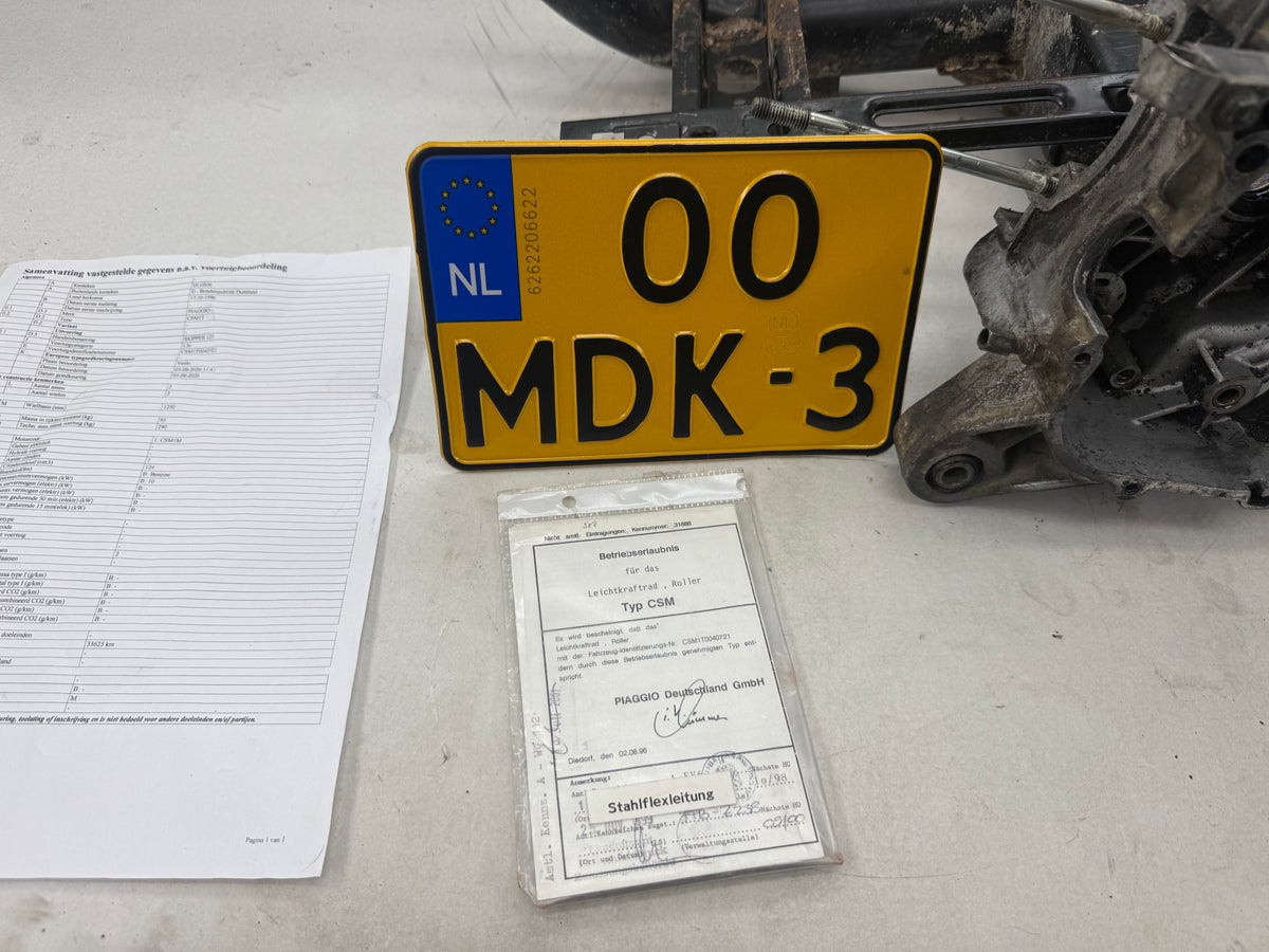 Piaggio SKR 125cc CSM A1 NL frame