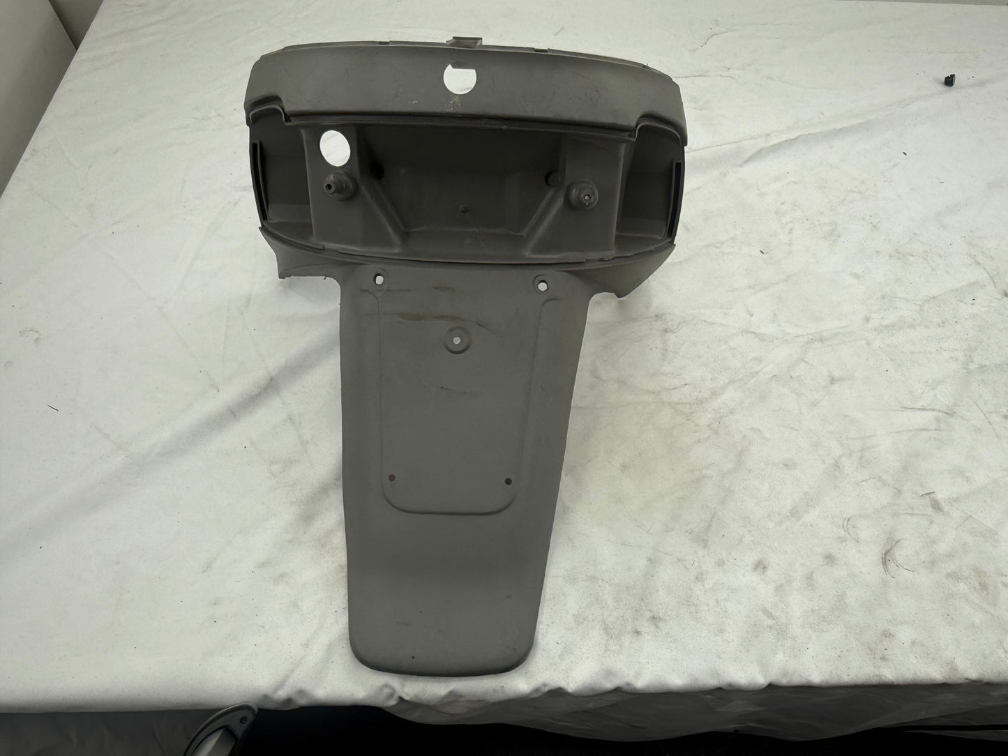 Piaggio Zip Type 1 kentekenspatbord grijs NOS