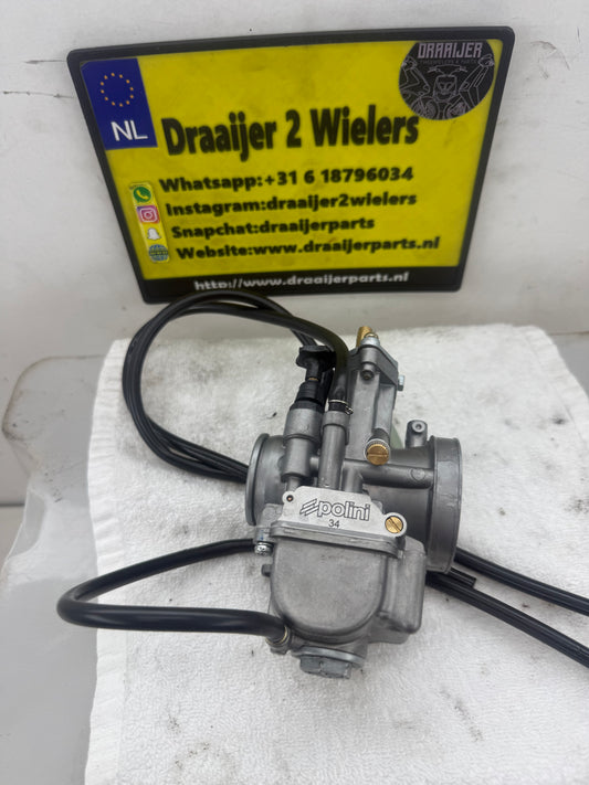 Piaggio Polini 34 PWK carburateur 125cc 180cc