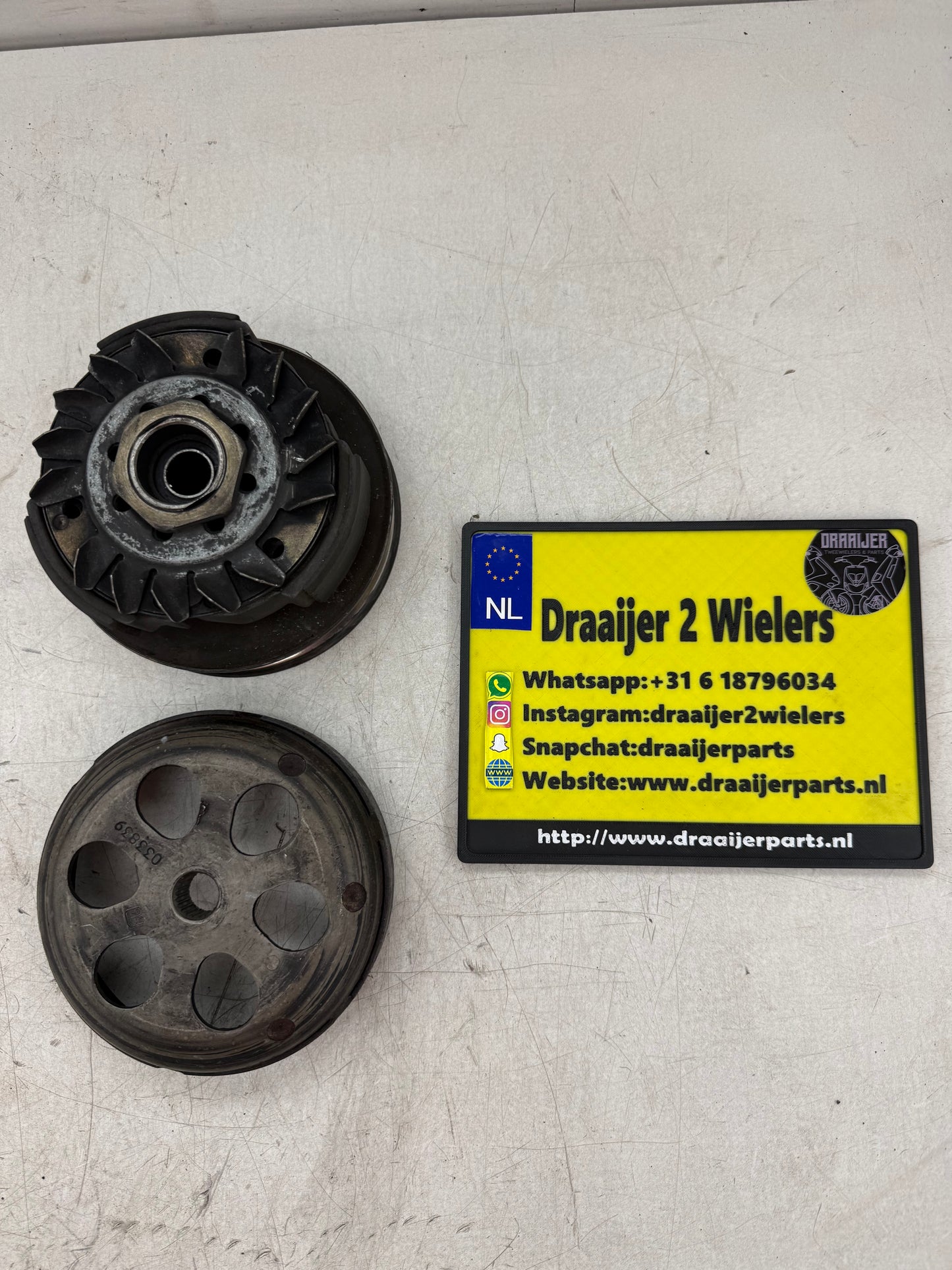 Piaggio koppeling dubbelgelagerd 125cc 180cc
