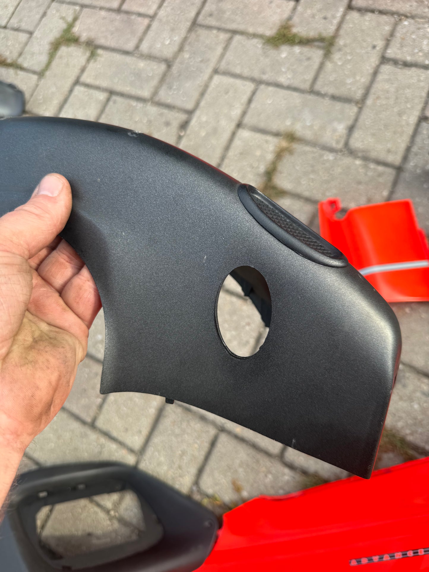 Gilera Runner fluo rosso kappenset 50cc 125cc 180cc