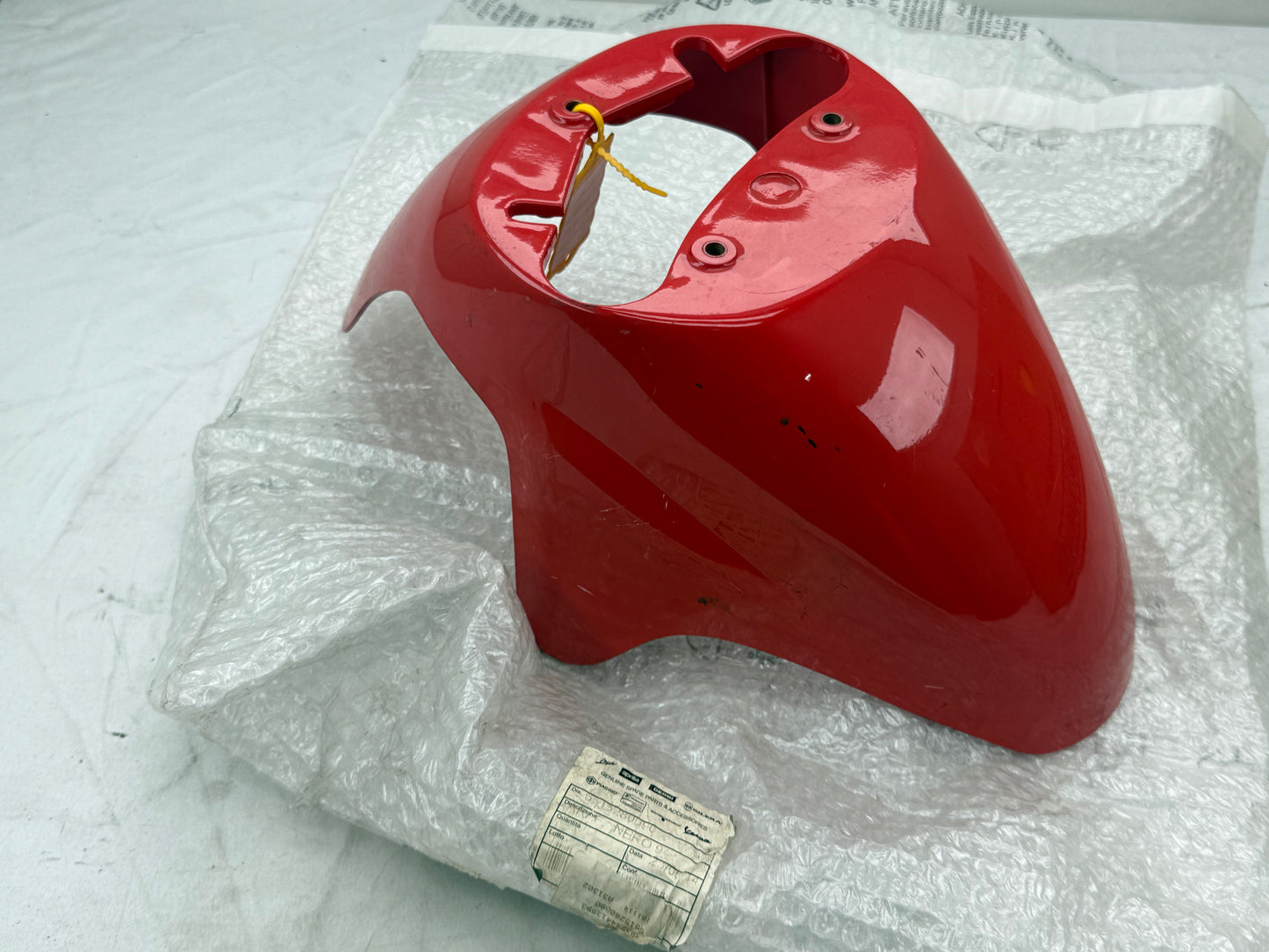 Piaggio Zip Fastrider spatbord rood NOS