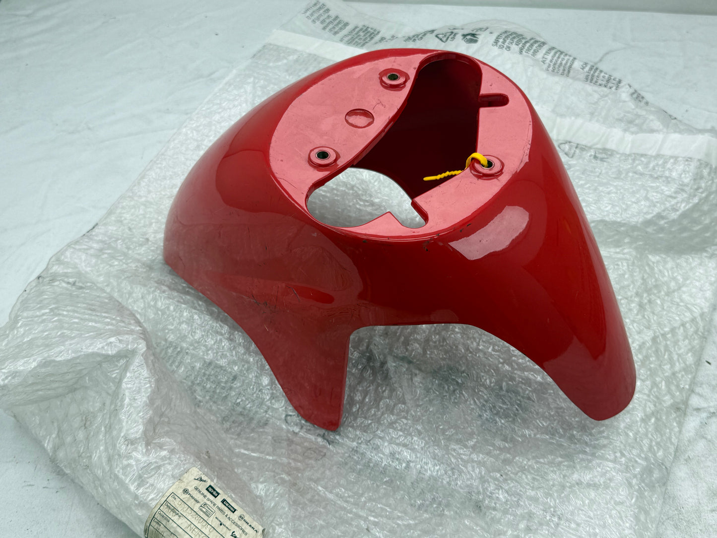 Piaggio Zip Fastrider spatbord rood NOS