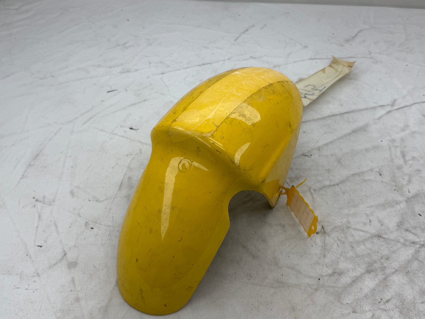 Piaggio Zip Fastrider spatbord geel NOS