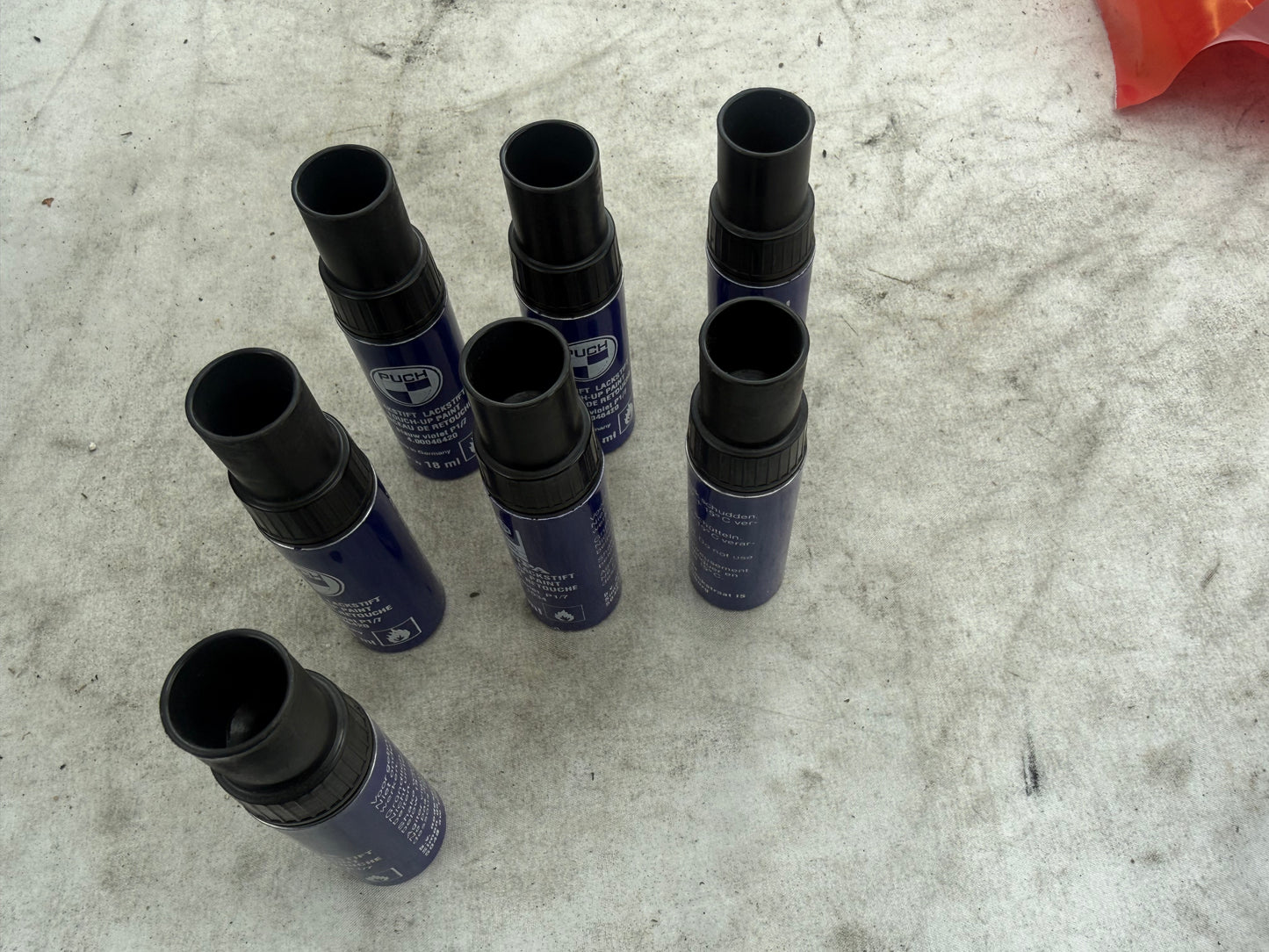 Puch lakstift blauw violet P 1/7 vintage