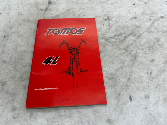Tomos 4L werkplaats handboek vintage
