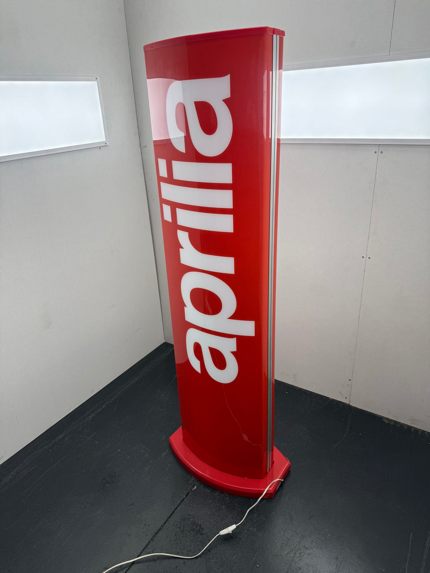 Aprilia neon lichtbord vintage