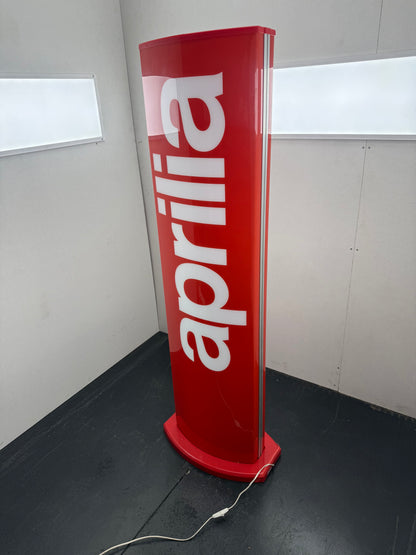 Aprilia neon lichtbord vintage