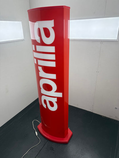 Aprilia neon lichtbord vintage