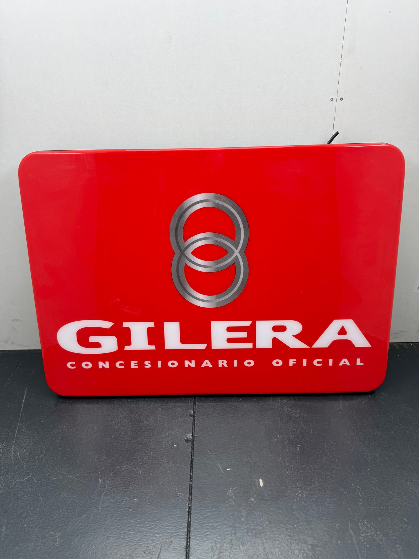 Gilera neon lichtbord vintage