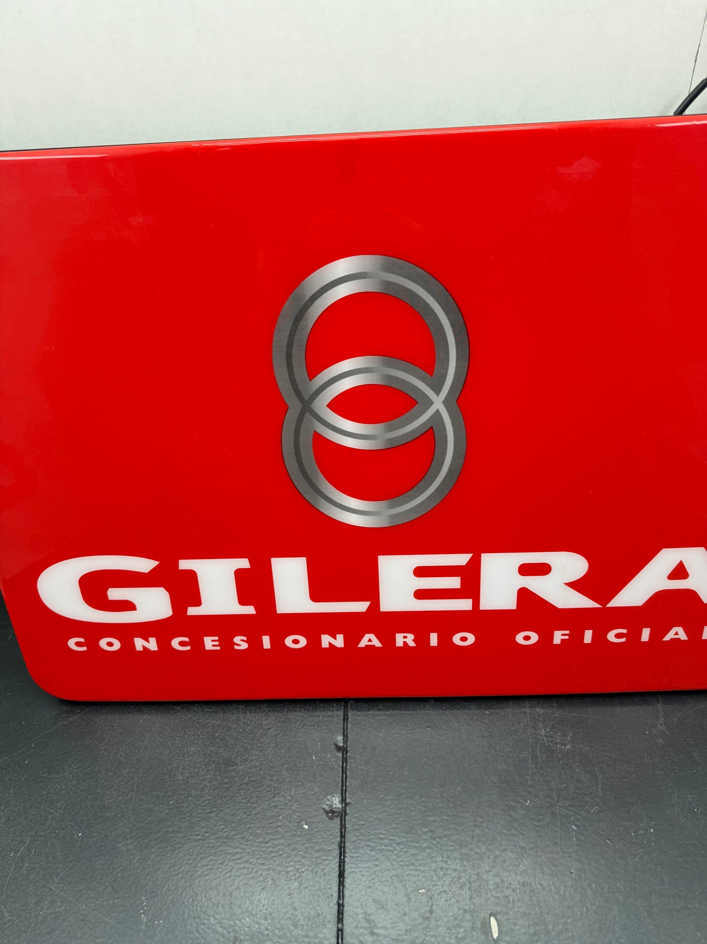 Gilera neon lichtbord vintage