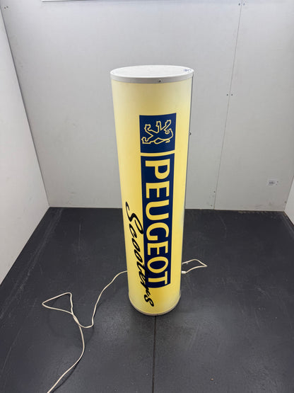 Peugeot neon vintage lichtbord hangend of staand