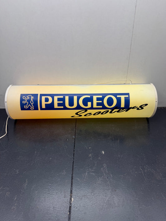 Peugeot neon vintage lichtbord hangend of staand