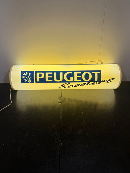 Peugeot neon vintage lichtbord hangend of staand